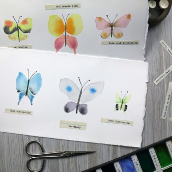 Paint a Flutter of Ethereal Watercolour Butterflies