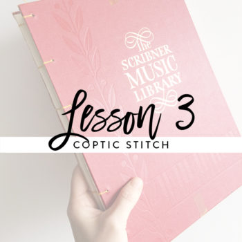 Lesson 3 – Coptic Stitch