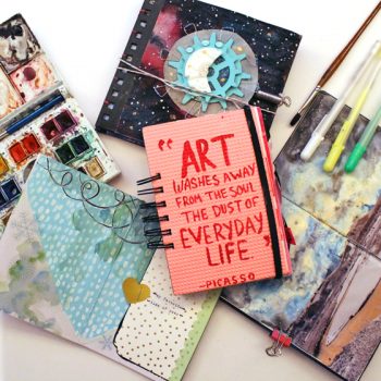 A guide to working with themed art journals