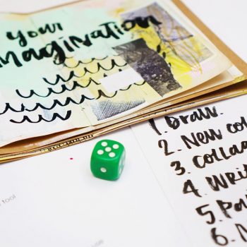 Roll the art dice: a creative art journaling game