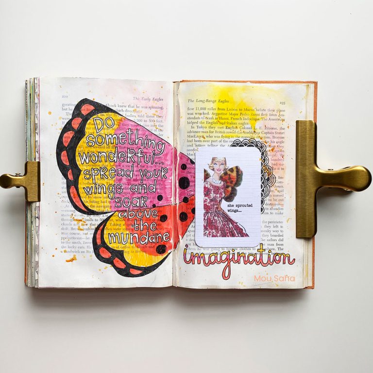 Mou Saha’s art journal is an intimate friend