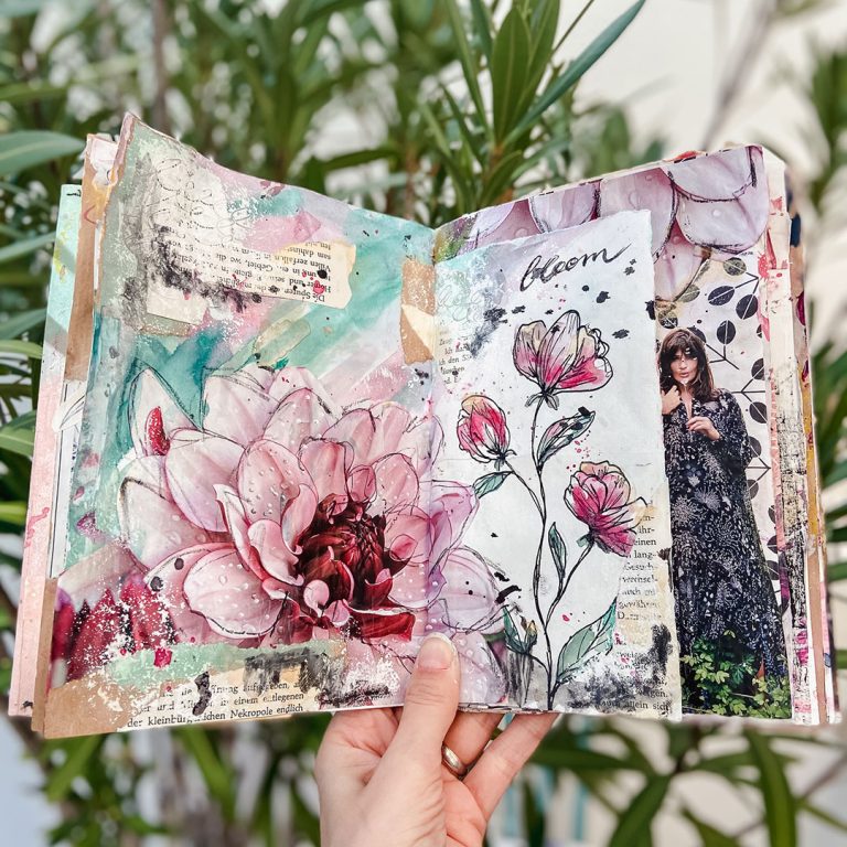 Tamara Egem practices self-love in her art journals