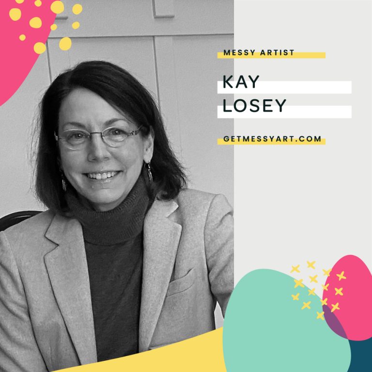 Kay Losey’s creative practice provides the left brain with a much-needed break while the right brain enjoys itself making