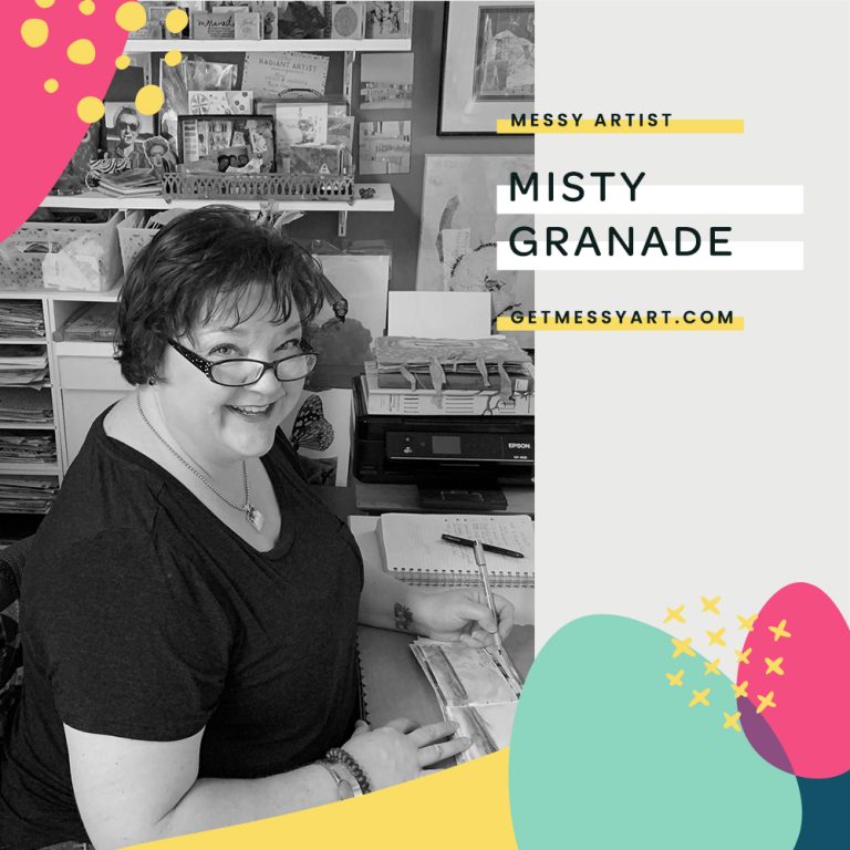 Misty Granade uses art journaling as an artistic springboard