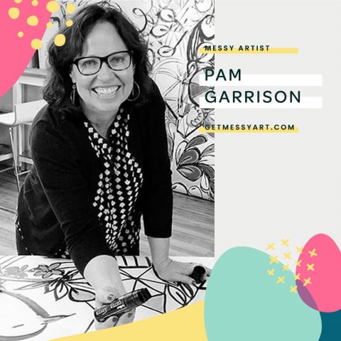 How Pam Garrison uses art journaling as her personal playground