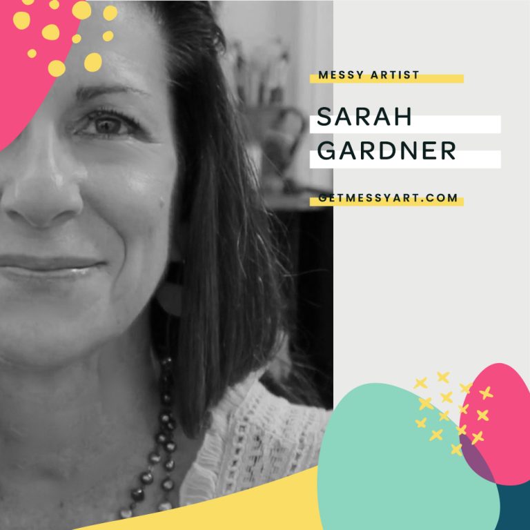 Sarah Gardner connects to herself through art journaling