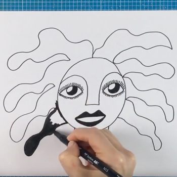 How to draw faces