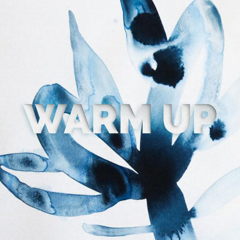 Warm Up – Creating beautiful organic shapes with water and ink