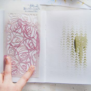 How to stencil with mists